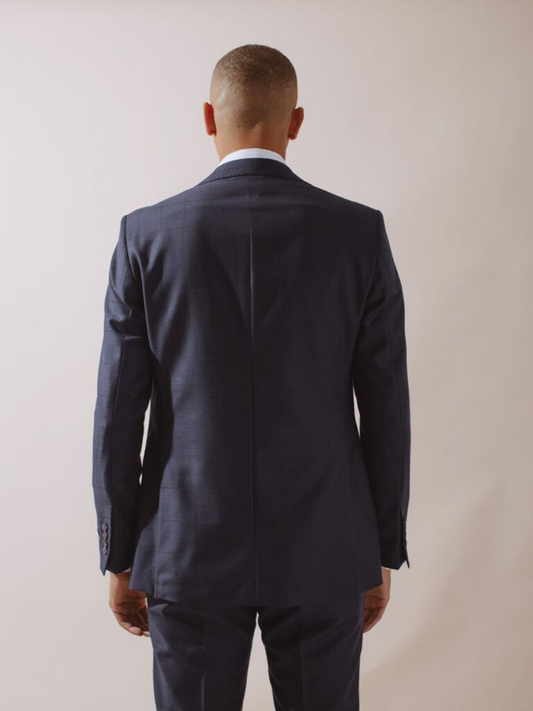 William David Premium Wool Check Suit