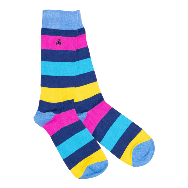 Swole Panda Stripe Bamboo Socks