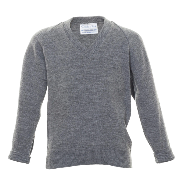 School Jumper in Grey