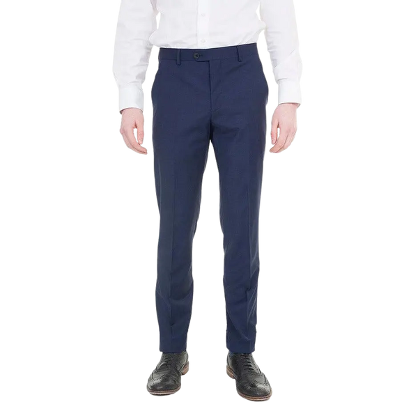 Remus Uomo Extra-Slim Suit Trousers for Men in Navy