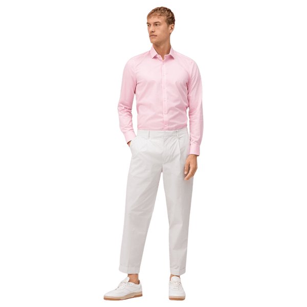 Olymp Body Fit Structured Long Sleeve Formal Shirt