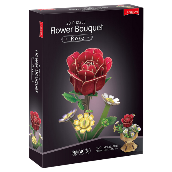 University Games Flower Bouquet - 3d Puzzle