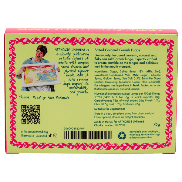 Arthouse Unlimited Summer Haze, Salted Caramel Cornish Fudge