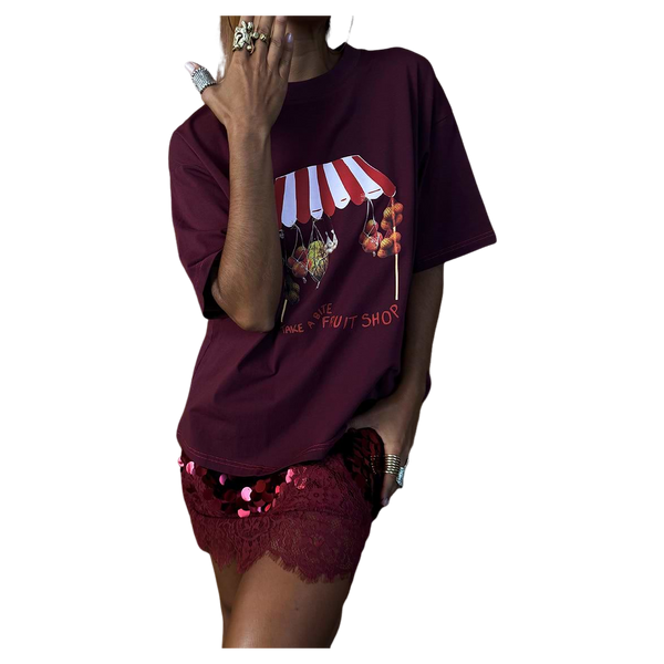 Never Fully Dressed Fruit Shop T-shirt
