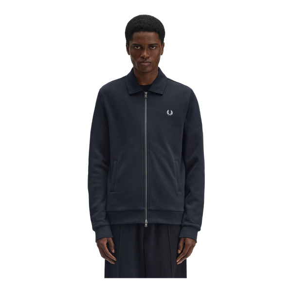 Fred Perry Zip Through Collared Sweatshirt