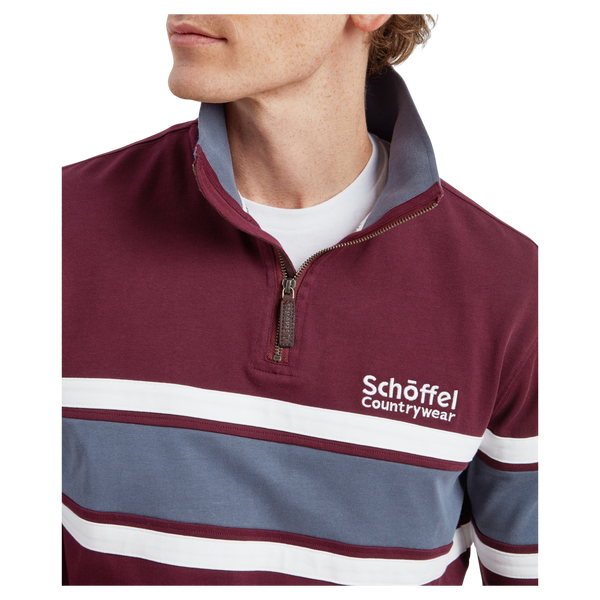 Schoffel Exmouth Heritage 1/4 Zip Sweatshirt