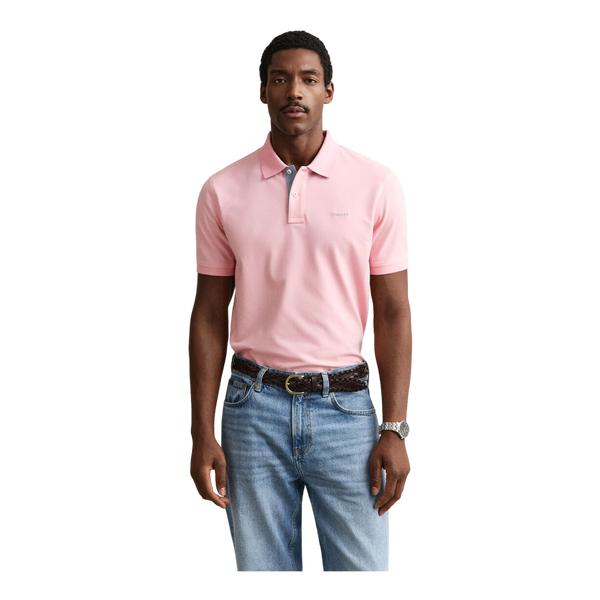GANT Short Sleeve Contrast Polo Shirt