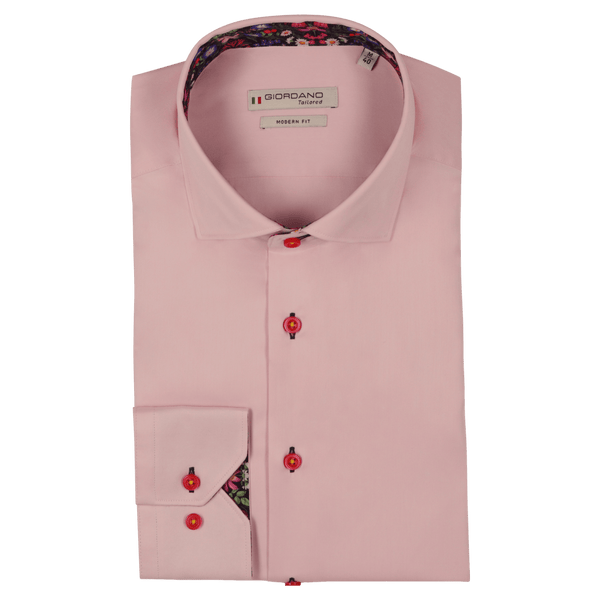 Giordano Twill Shirt With Trim Made From Liberty Fabric