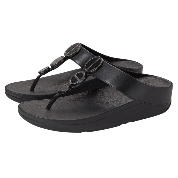 Fitflop Halo Wedge Sandals with Metallic Trim for Women