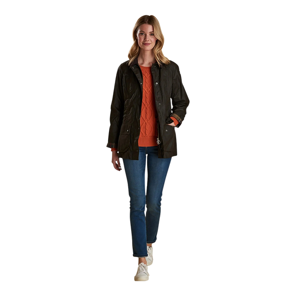 Barbour Classic Beadnell Jacket for Women in Olive