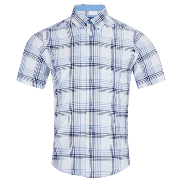 DG's Drifter Double Check Short Sleeve Shirt for Men