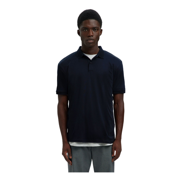Selected Fave Button Short Sleeve Polo