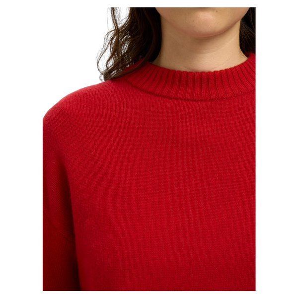 Selected Slfcille Ls Knit O-neck