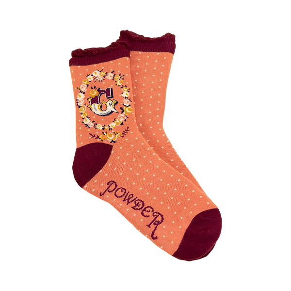 Powder A-Z Ankle Socks for Women