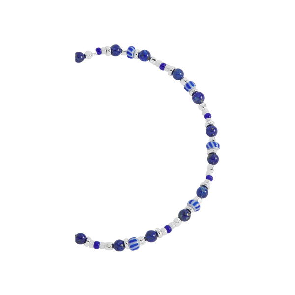 Estella Bartlett Blue Mixed Glass Amelia Bracelet