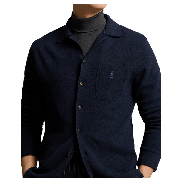 Polo Ralph Lauren Camp Collar Long Sleeve Cardigan for Men