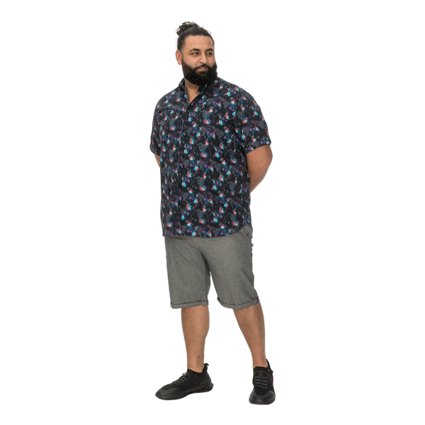 Duke Farnborough Guitar Print Short Sleeve Shirt