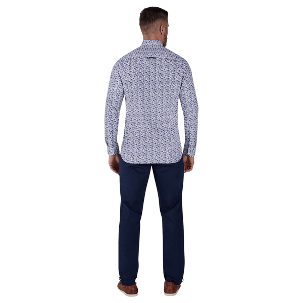 Raging Bull Dahlia Print Long Sleeve Shirt