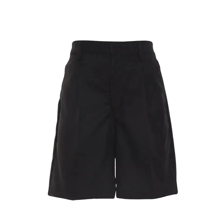 Boys’ School Bermuda Length Shorts In Charcoal Coes