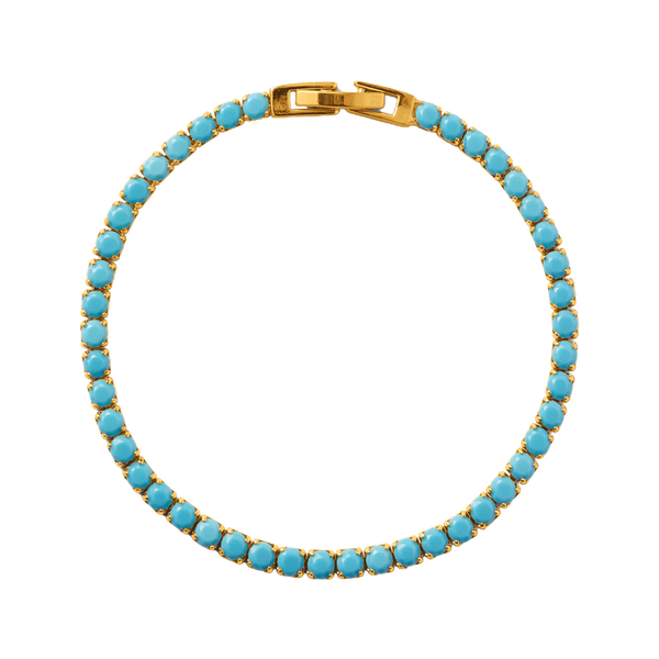 Orelia Jewellery Turquoise Tennis Bracelet for Women