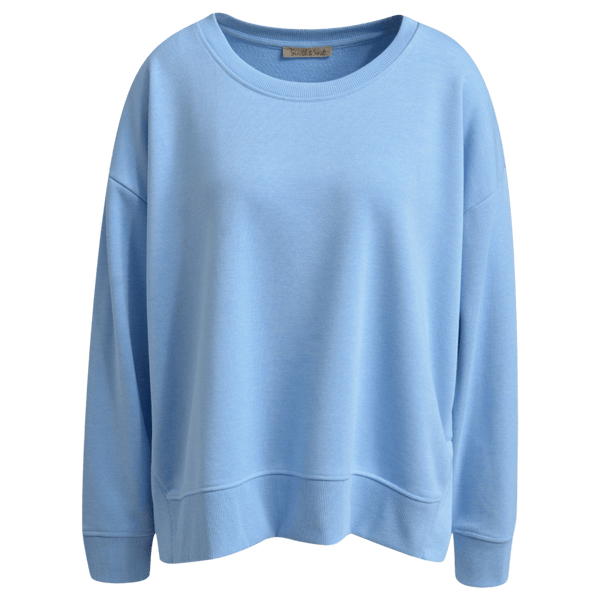 Smith & Soul Sweatshirt with Slit Embroidery