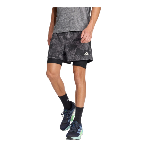 Adidas Own The Run Spray Dye 2-in-1 Shorts