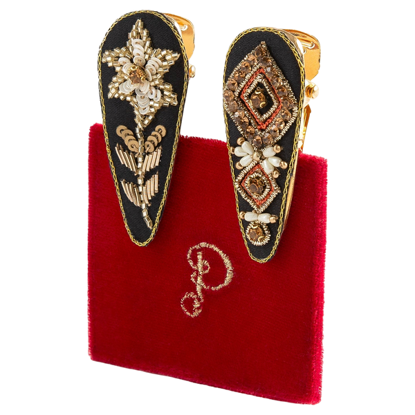 Powder Pack Of 2 Hair Clips