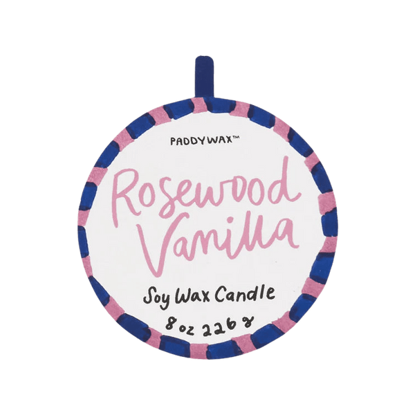 Paddywax Adopo 8oz Hearts Ceramic Candle - Rosewood Vanilla