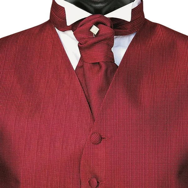 Fancy Waistcoat in Deep Red