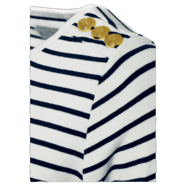 Holland Cooper Padstow Long Sleeve Crew Neck Tee