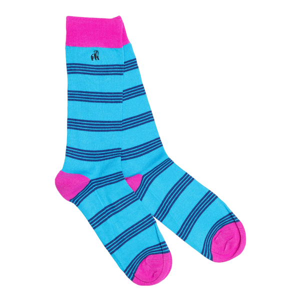 Swole Panda Stripe Bamboo Socks