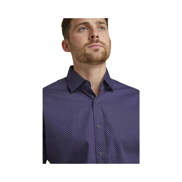 Double Two Spots Long Sleeve Formal Shirt