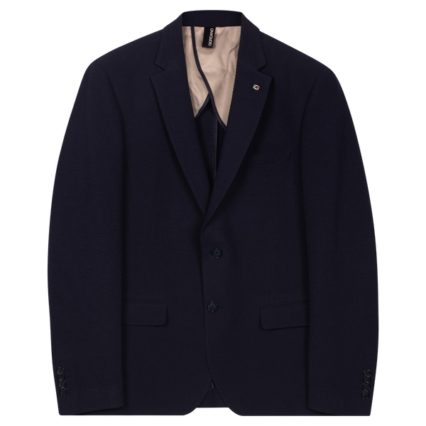 Giordano Pietro Half Lined Seersucker Blazer
