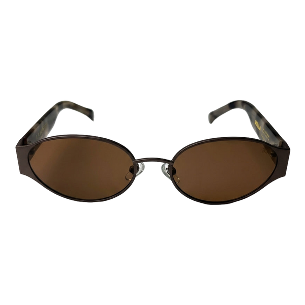 A.Kjaerbede Bella Matte Brown Sunglasses