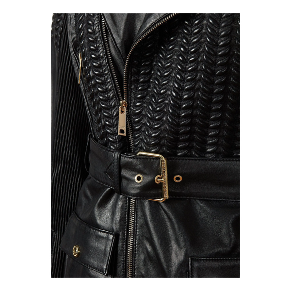 Holland Cooper Chelsea Leather Biker Jacket for Women