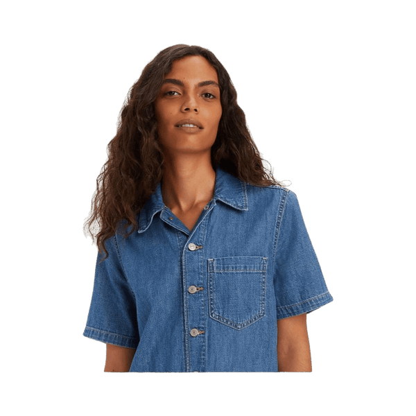 Levi's Short Sleeve Heritage Romper Jumpsuit