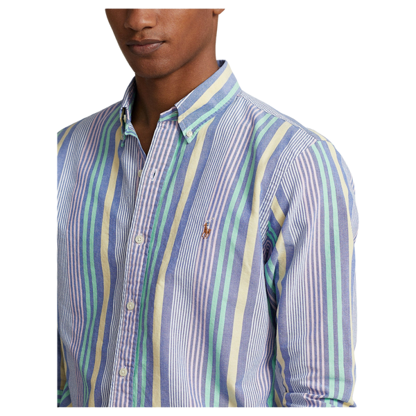Polo Ralph Lauren Long Sleeve Striped Sport Shirt for Men