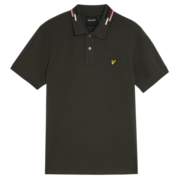 Lyle & Scott Striped Tipped Polo Shirt