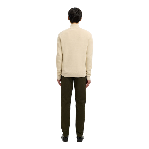 Selected Dane Long Sleeve Knit Structure Half Zip