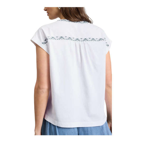 White Stuff Billie Emb Button Shirt