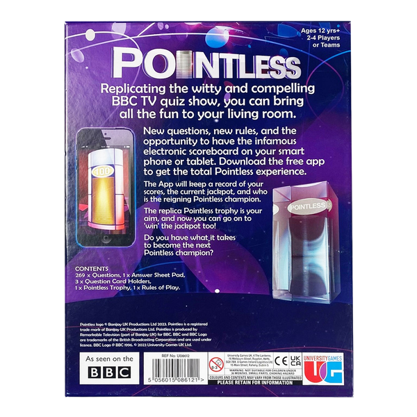 University Games Pointless Board Game