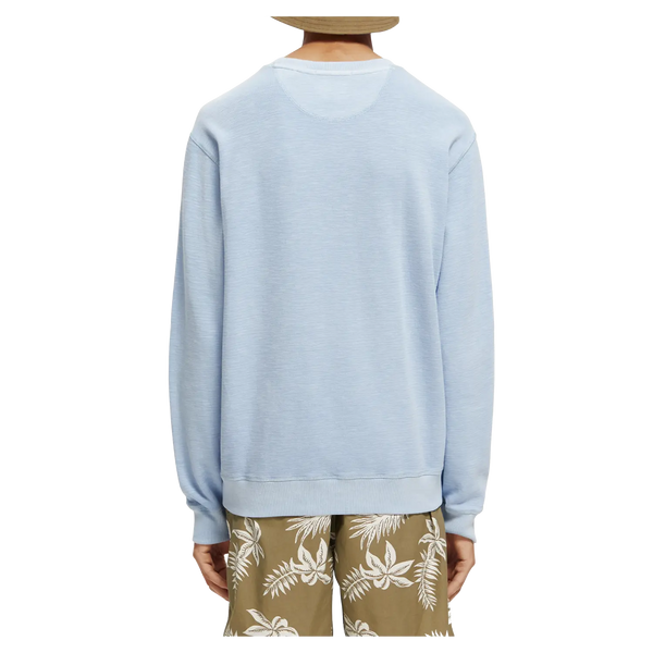 Scotch & Soda Garment Dye Structured Sweatshirt for Men