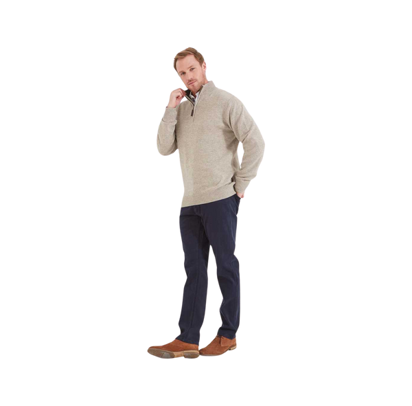 Schöffel Lambswool 1/4 Zip Jumper for Men