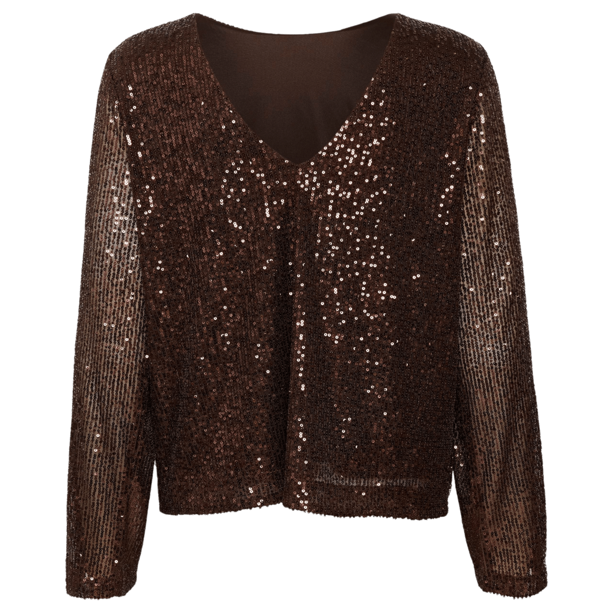 Part Two Darleena Long Sleeve Sequin Top Coes