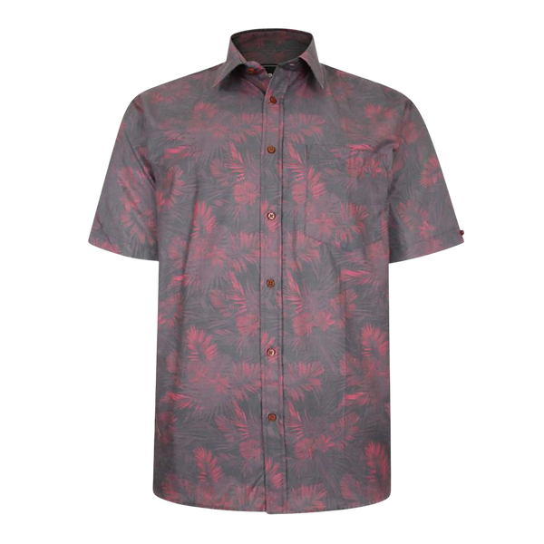 KAM Jeanswear Floral Print Short Sleeve  Shirt for Men