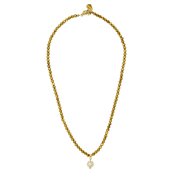 Rosie Fox Pyrite Gemstone Belle Necklace