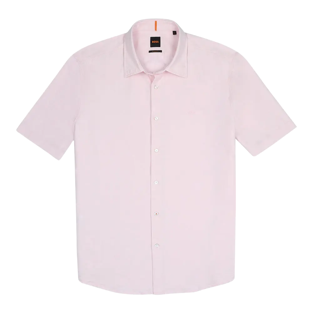 Mens hugo boss short sleeve shirt deals