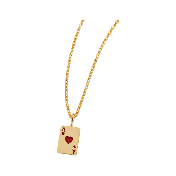 Estella Bartlett Ace Of Hearts Necklace