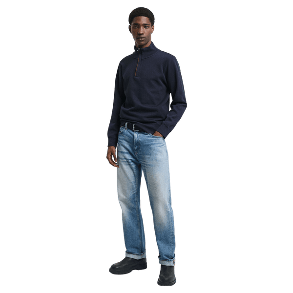 GANT Sacker Rib Half Zip Sweatshirt