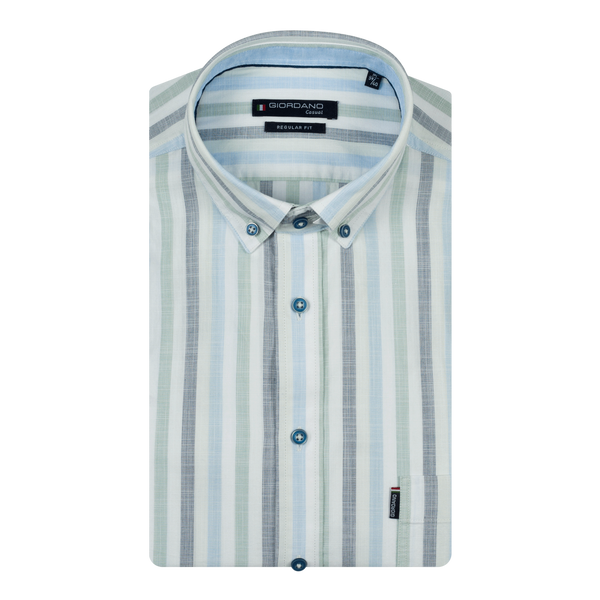 Giordano Short Sleeve Stripe Shirt